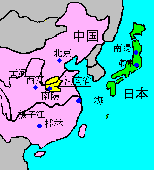中国略地図