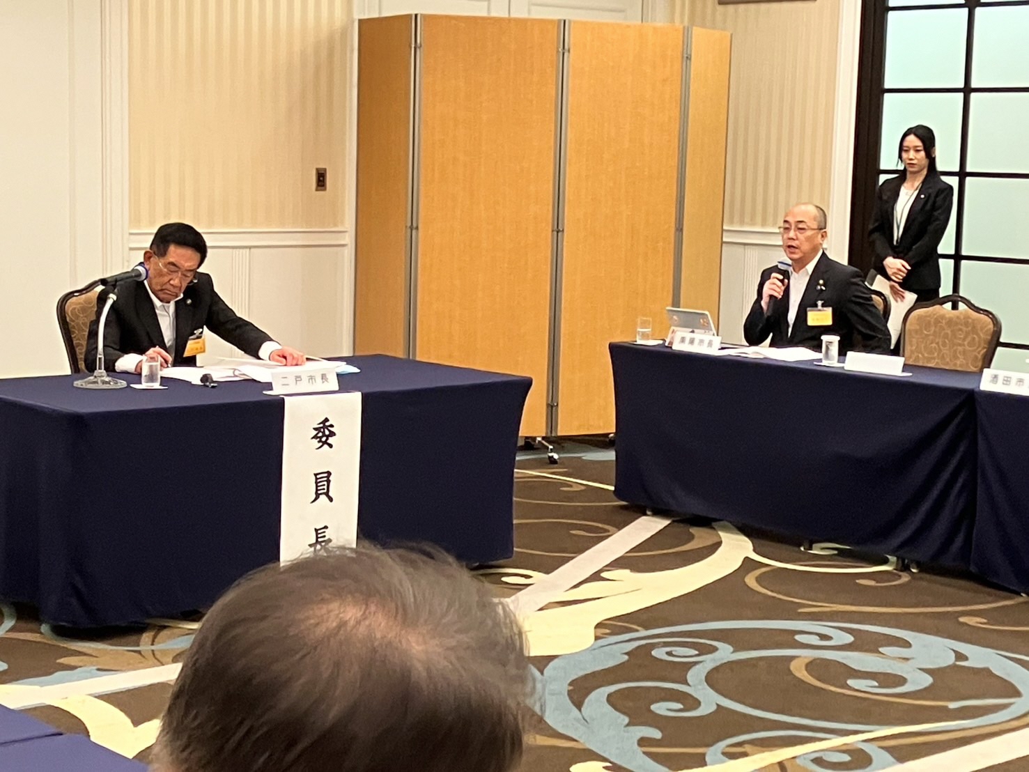 東北市長会総会での意見発表の様子