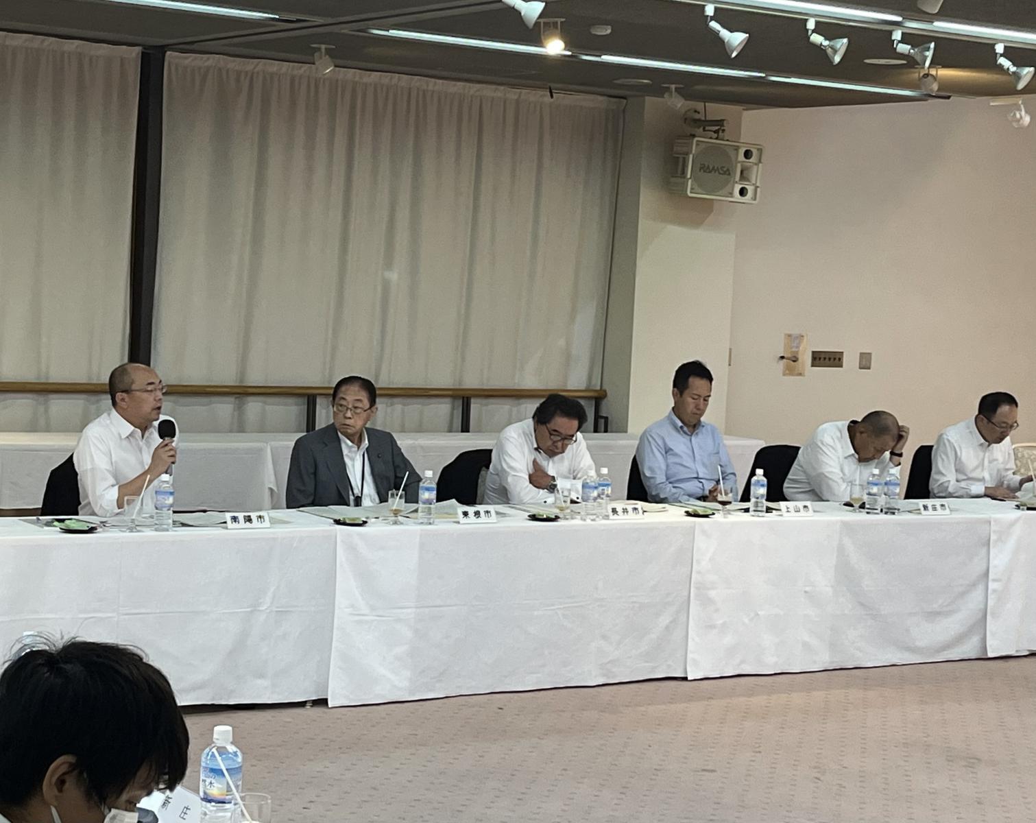 第2回山形県市長会総会の様子