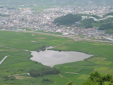 南陽市 白竜湖の風景