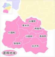 置賜地域の市町