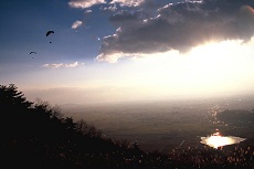 白竜湖の風景