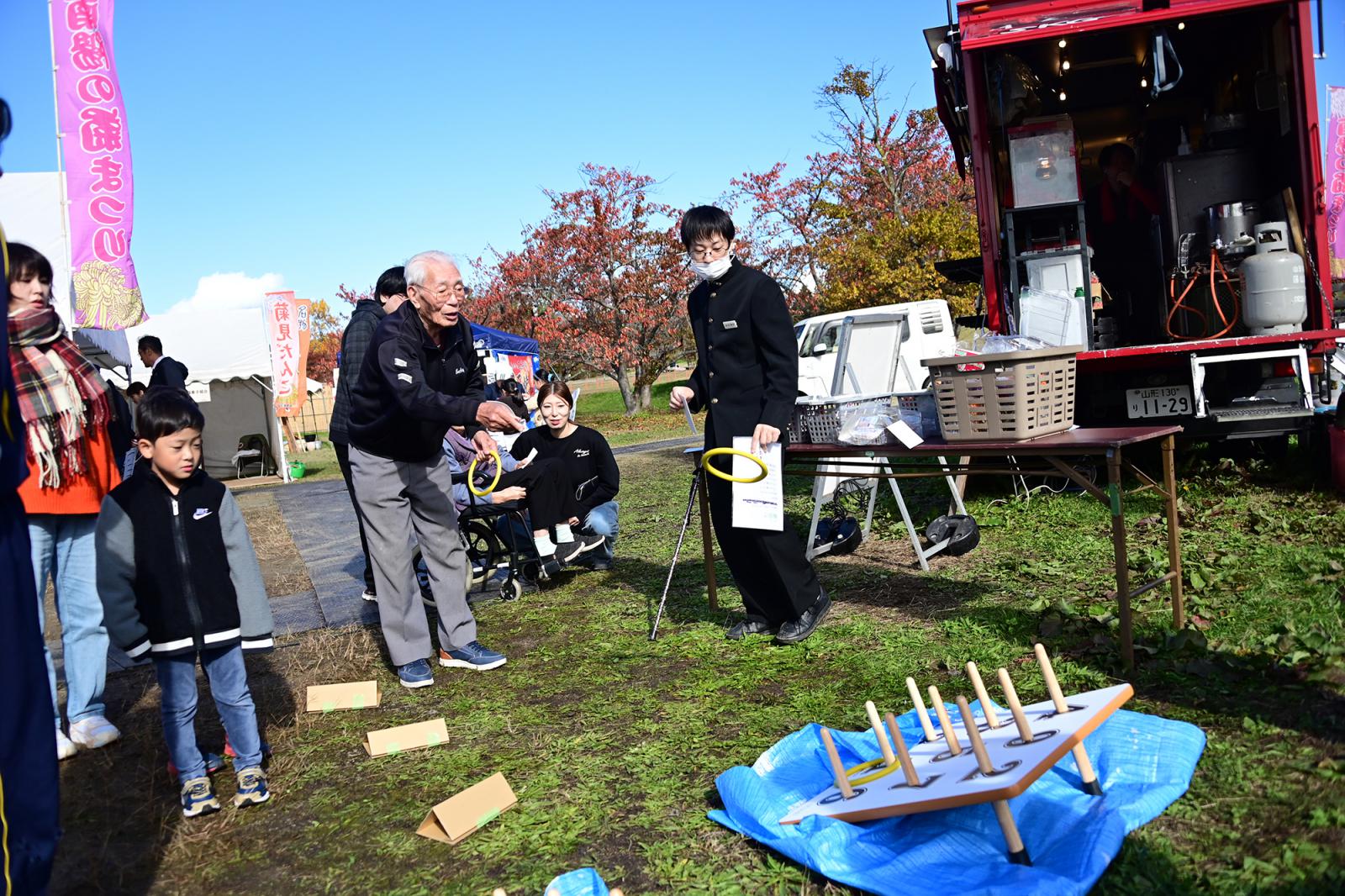 イベントの様子（わなげ）