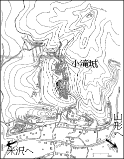 小滝城の図面