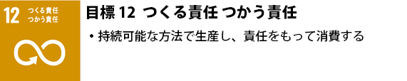 12 つくる責任 つかう責任