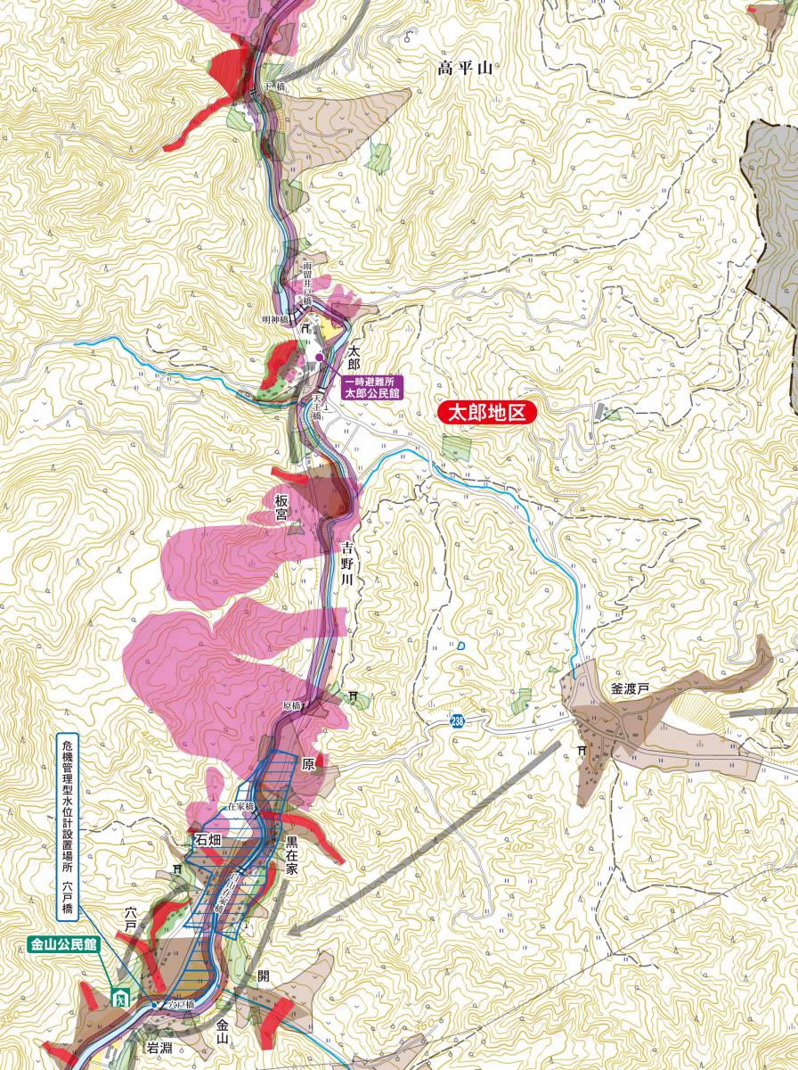 太郎地区拡大図