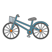 イメージイラスト　自転車